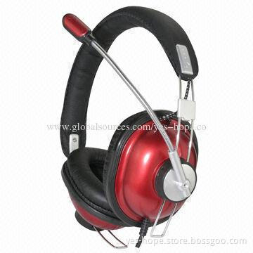 High-quality Cheap USB Stereo Wired Computer Headset, 3.5mm Plug Diameter